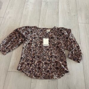 Industry women floral top size 6